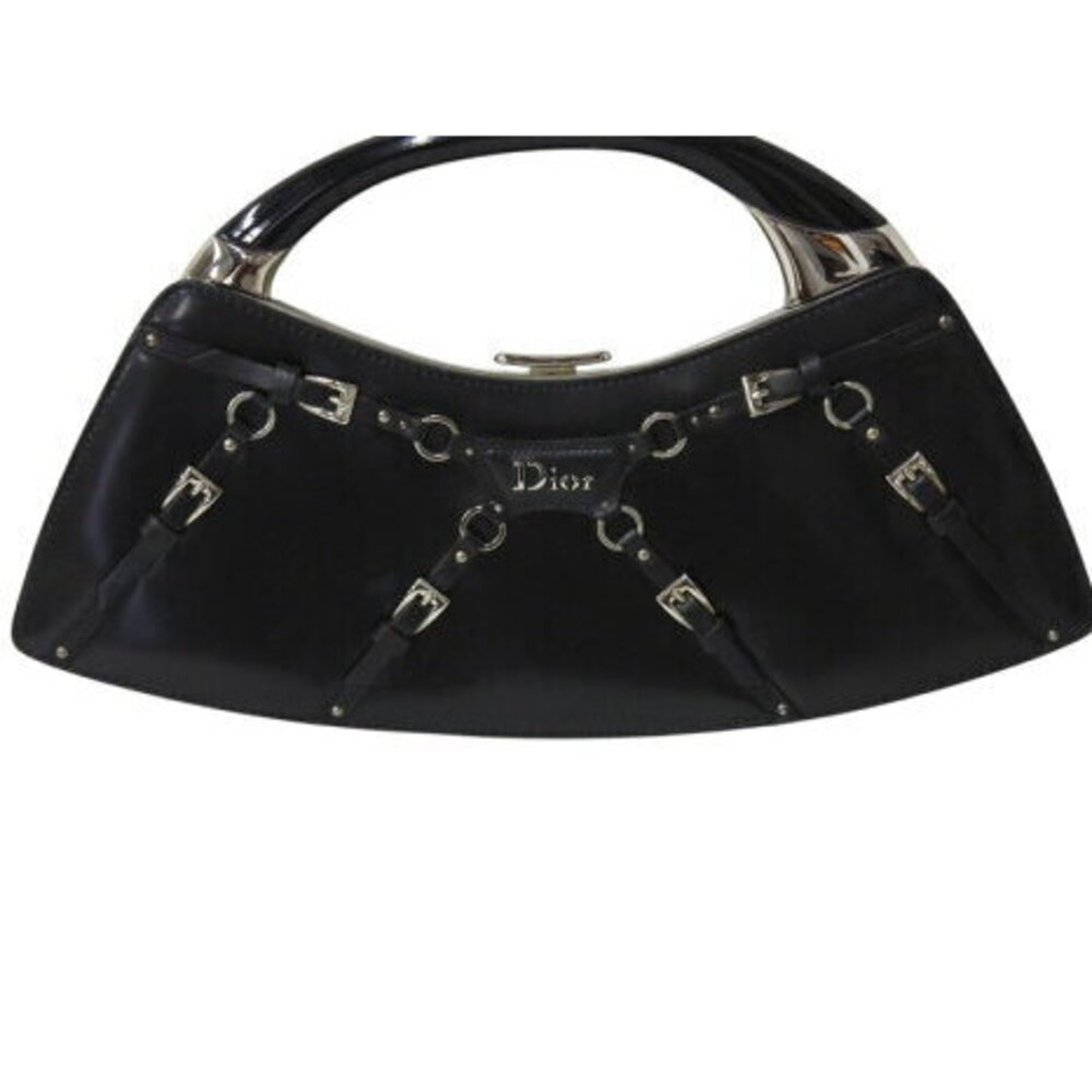 Dior CHRISTIAN Handbag Bondage Black